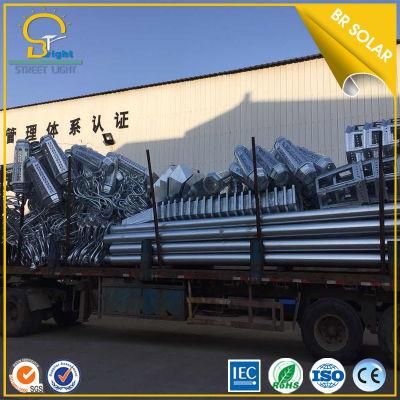 Hot DIP Galvanized Double Arm Street Light Pole 3-12m