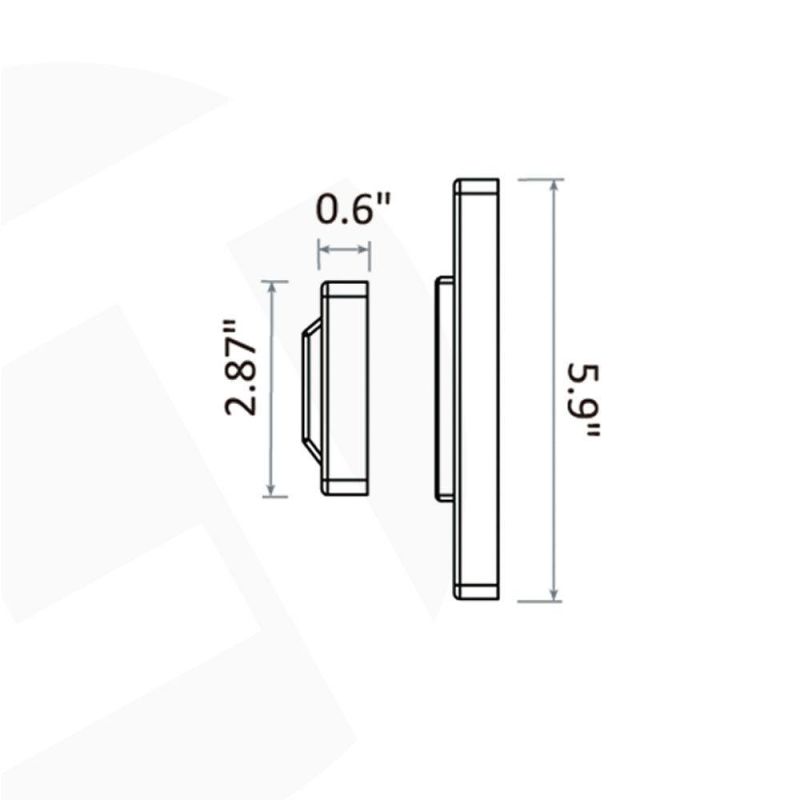 Die-Cast Brass Simple Versatile&Unobtrusive 2W 12VAC CREE Chip Brass Step Light for Stairs Patios Safety Lighting