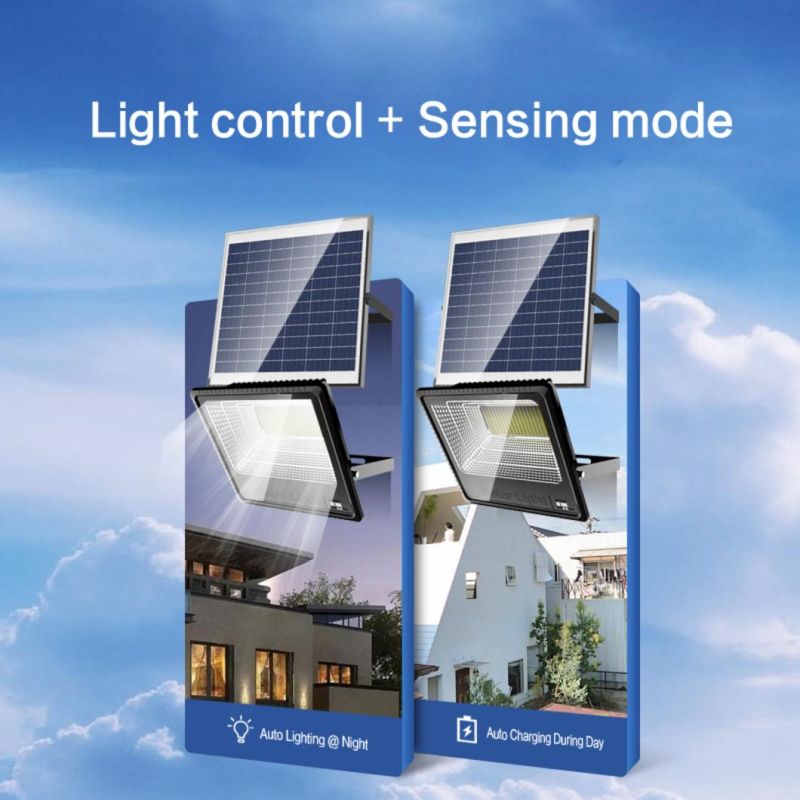 LED Flood Lights Light Reflector Waterproof IP67 IP65 High Power 200W Garden Solar Lights with Remote Control