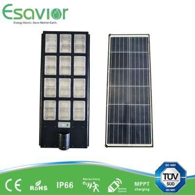 Esavior 400W All in One LED Solar Light 334 for Pathway/Roadway/Garden/Wall/Residential Lighting