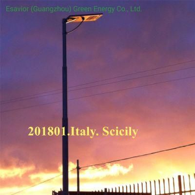 Solar Garden Lamp All-in-One Integrated Solar Street Light Outdoor LED 80W