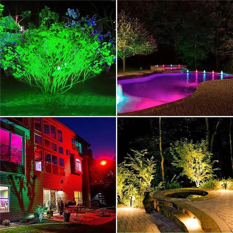 House Garden RGB Outdoor LED Solar Wall Lights