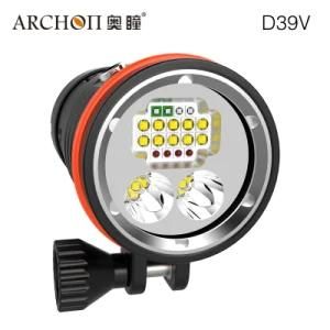 Archon D39V&W45V Diving Video Light Underwater 100 Meters Multification Photography Torch Scuba Diving Flashlight