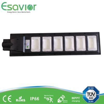 Esavior 180W All in One Integrated LED Outdoor Solar Street/Road/Garden Light with Panel and Lithium Battery