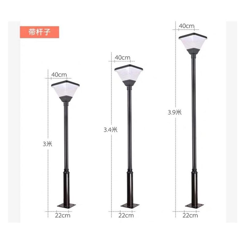 Hot Products Wholesale Solar Outdoor Light Garden Lamp Posts