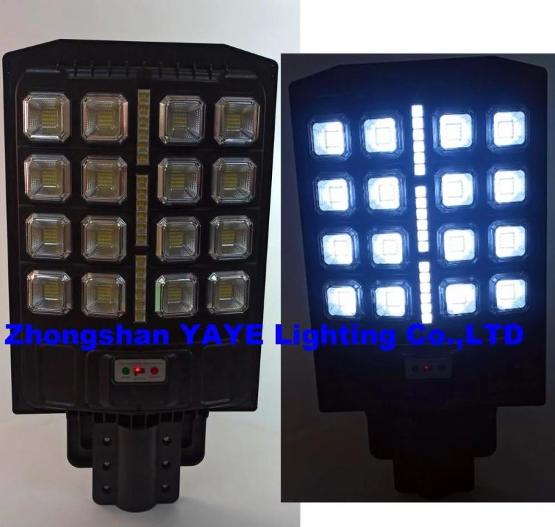 Yaye 2022 Hottest Sell Super Brightness 400W/300W/200W/150W/100W All in One Integrated Solar LED Street Light with Radar Sensor/ Remote Controller 1000PCS Stock