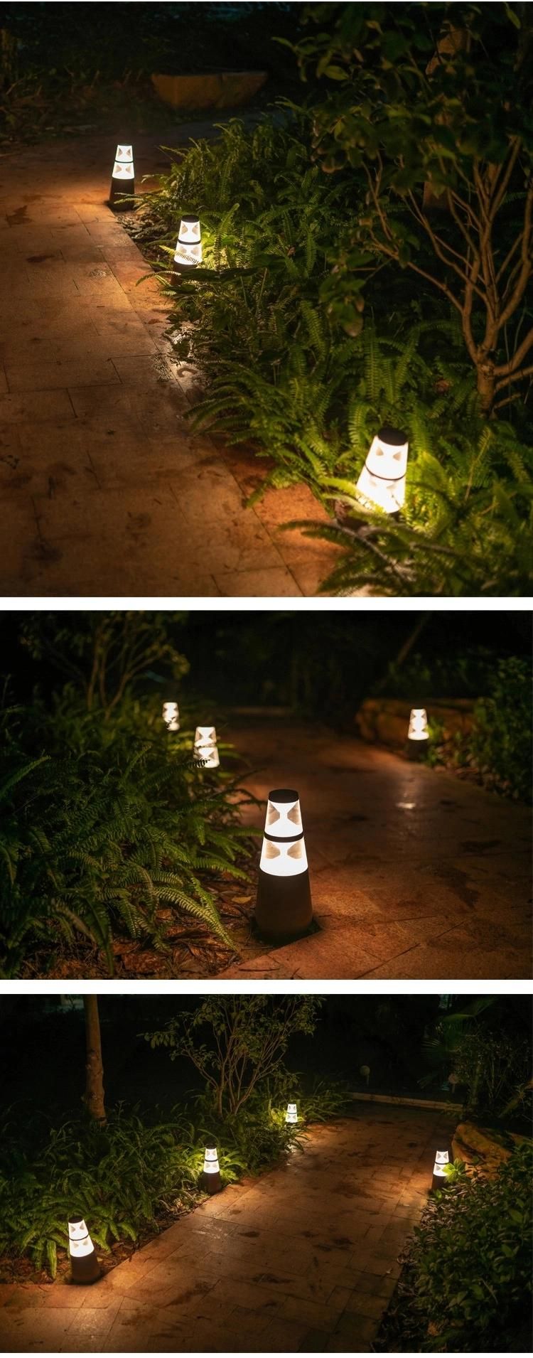 Pot Shape Ncgs-13 Garden Light LED Western Style Outdoor Lamp Bollard with 2 Lights