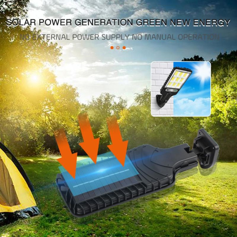 141 LED Adjustable Design IP 65 Waterproof Outdoor Garden Solar Lamp Powered Sunlight Solar Wall Mounted Street Light