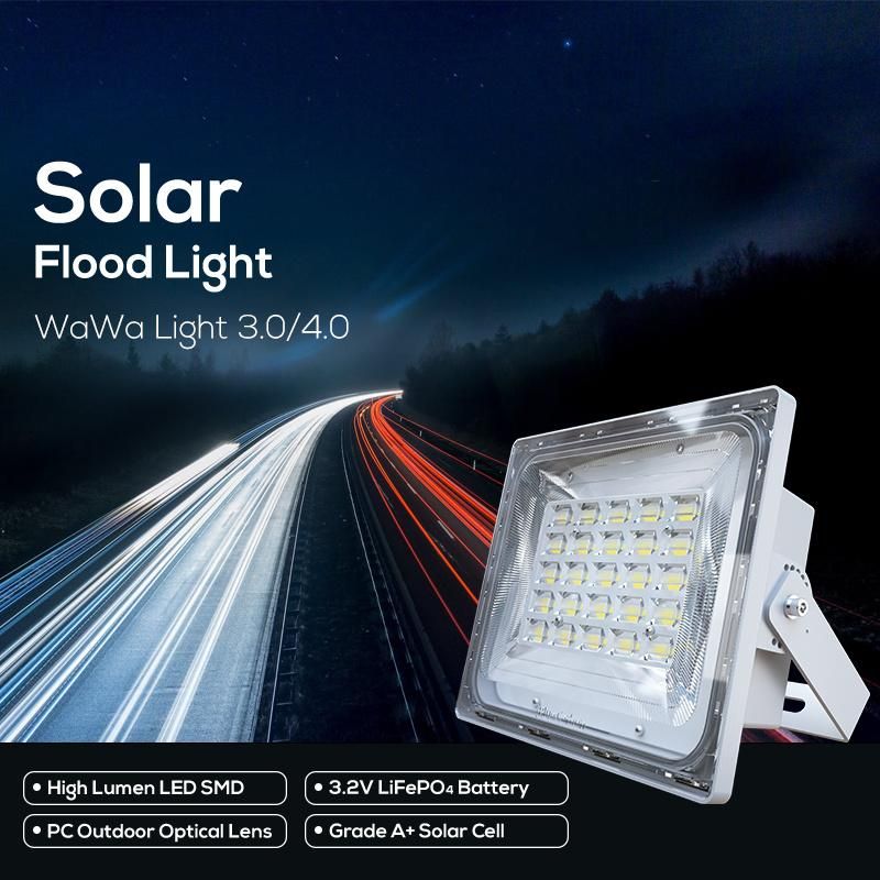 200W Solar LED Flood Light with 10 Years Warranty