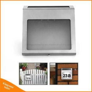 Outdoor Lighting LED House Number Light Solar Home Doorplate Lamp