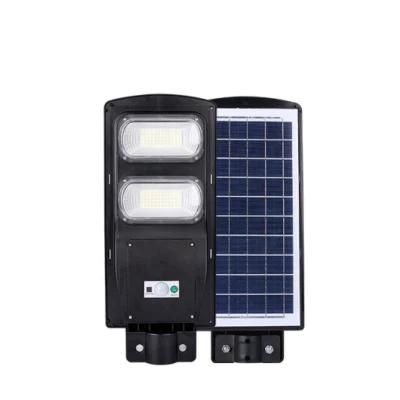 Outdoor Motion Sensor Pashway Integrated 60W 80W 120W 300W Smart LED All in One Solar Street Light