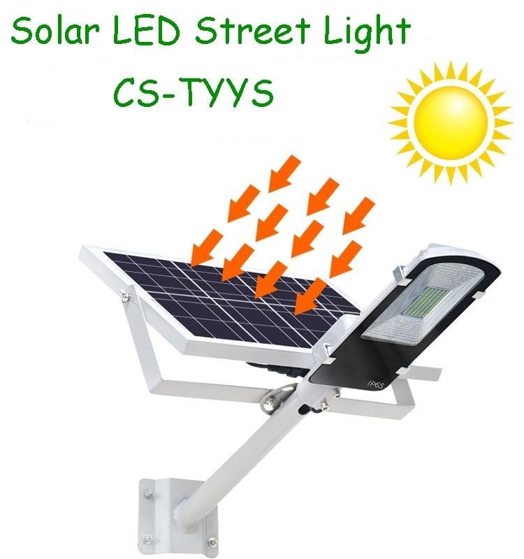 30W Solar Street Light Hot Sale Factory Solar Street Light 10W 20W 30W 50W 100W Aluminium Garden Outdoor Waterproof IP65 Solar LED Street Light CS-Tyys