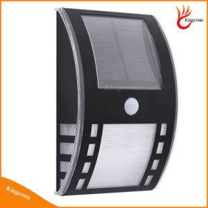 Solar Powered Motion Sensor Security Night Light for Outdoor Wall Garden Lamp with Stainless Steel