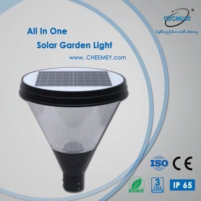 12W LED Solar Park Light for Gardens and Plaza