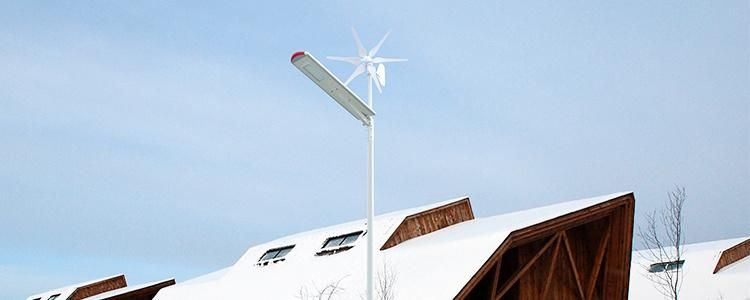 Sunpal All In Two Solar Panel Motion Sensor 300W Wind Turbine Led Street Light Outdoor House Lawn