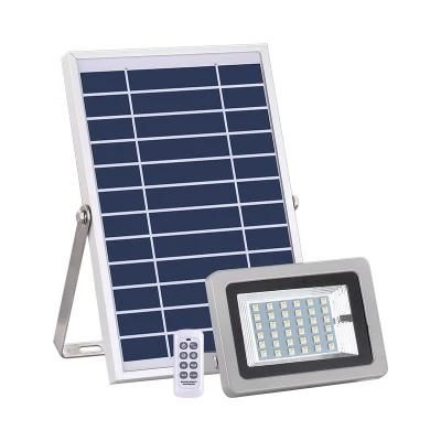 2021 Factory RGB Color 5m Cables Cast Aluminium Solar LED Flood Lights for Garden Landscape
