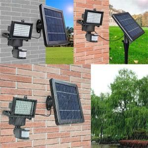 Waterproof IP65 Outdoor Solar LED Flood Light Motion Sensor Garden Security Floodlight
