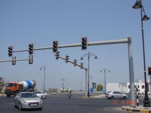 6m Traffic Signal Pole with 6-12m Cantelever Arm