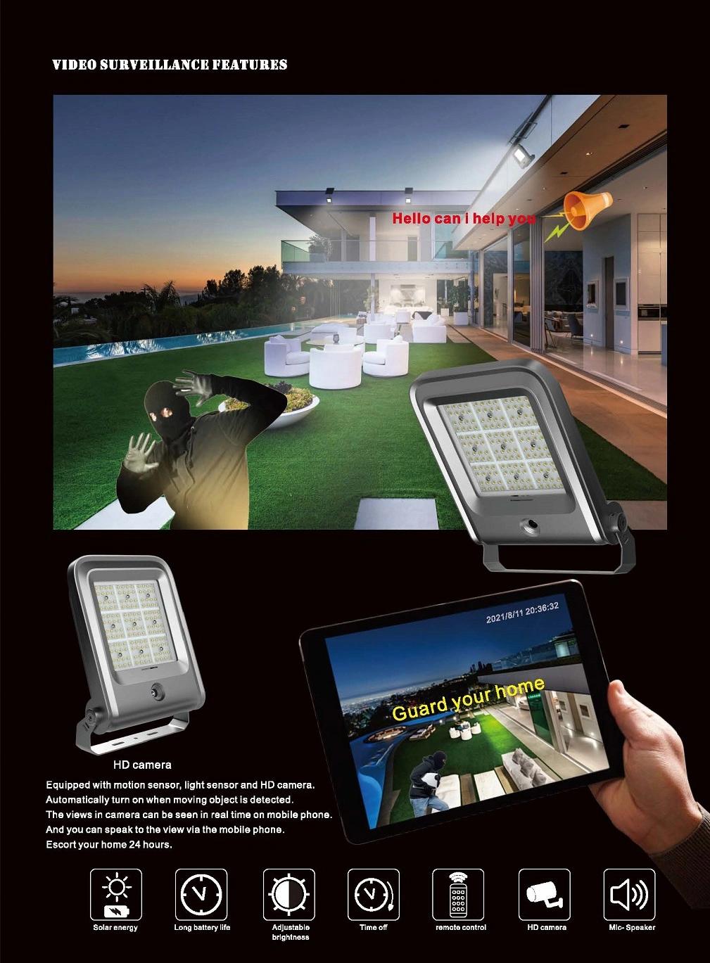 LED Security Light Waterproof Solar Lamps Solar Wall Lamps Courtyard Solar Outdoor Light