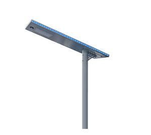 Integrated 80watts Solar Street Lights Outdoor 512wh Lithium Battery Ultra Bright, Auto on/off by Motion/Light Sensor