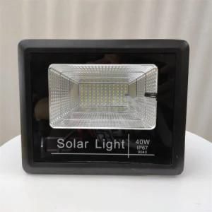 25W 40W 60W 100W Zhongshan Vct IP67 Waterproof Security Flood Garden Outdoor LED Solar Lights