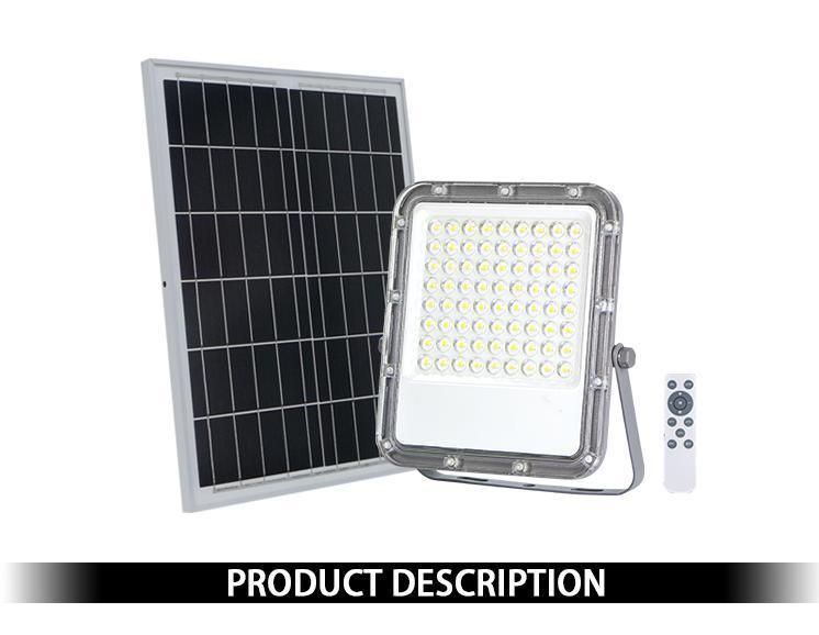 High Quality Solar LED Flood Light Power System Controller IP65 30W 50W 100W 150W 200W Outdoor Floodlight Super Bright Sport Garden