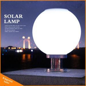 Solar Pillar Lamp Solar Post Light with Round Ball