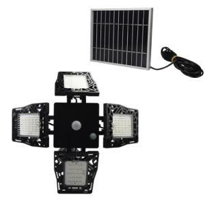 New 80LED Solarlight for Beads Model Solar Motion Sensor Four-Head Garage Light