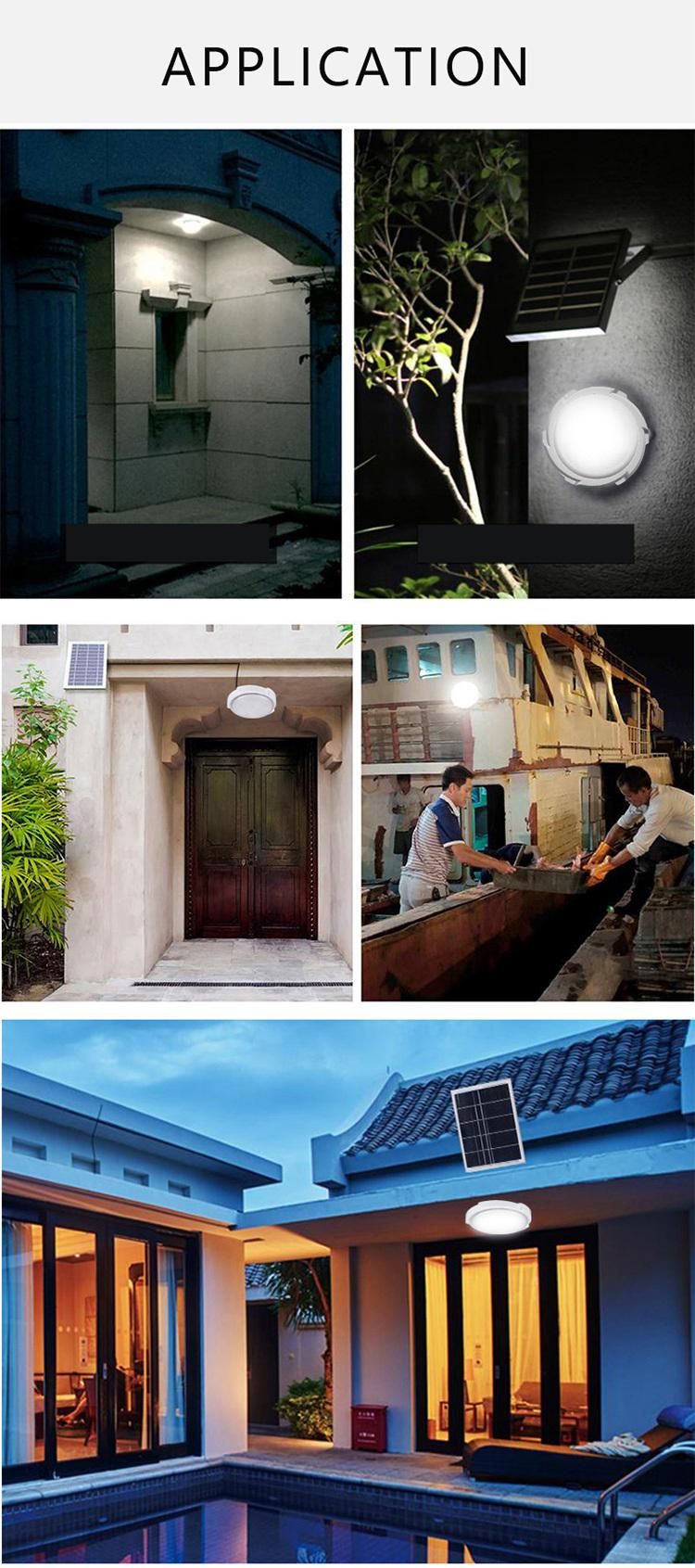 Professional Manufacturer Smart Waterproof LED Solar Ceiling Light Indoor 200W Solar Ceiling Light