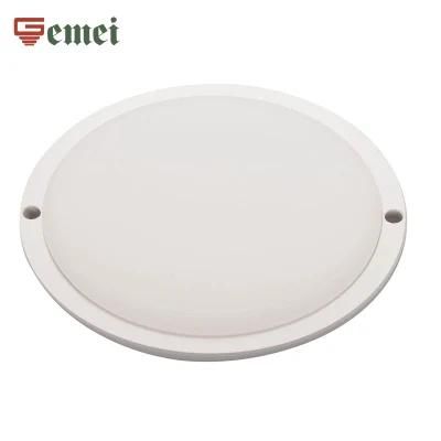 IP65 Moisture-Proof Lamps Outdoor LED Bulkhead Lamp White Round 15W with CE RoHS Certificate