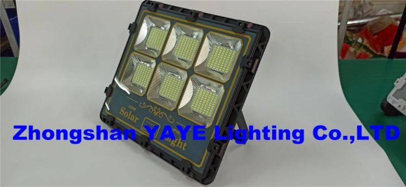 Yaye 2021 Best Sell Newest Design 300W Solar LED Flood Light/300W Solar Garden Light/Solar LED Projector with 3 Years Warranty