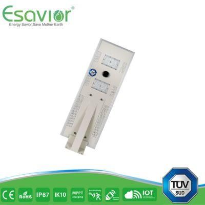 Esavior 30W 12.8V/18ah Batteries Capacity Integrated LED Solar Street Lights Solar Lights