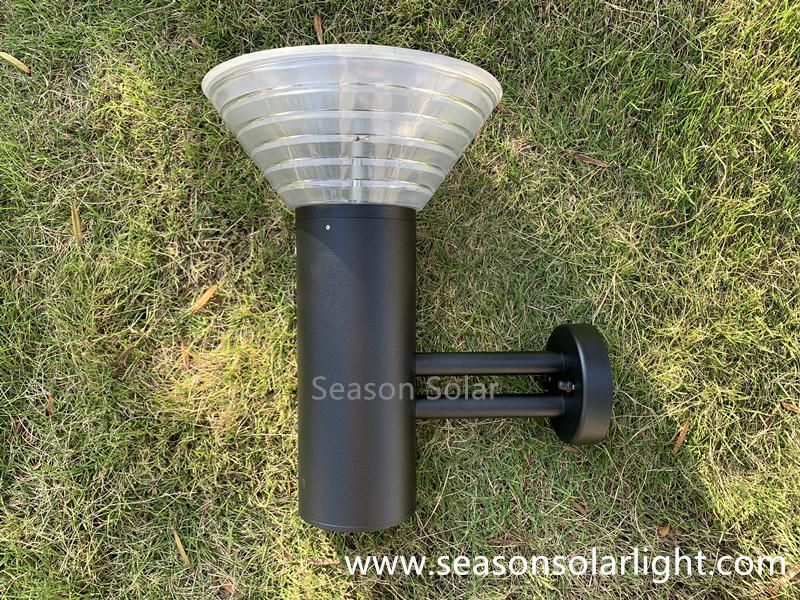 Factory Supply IP65 Easy Install Outdoor Lighting 5W Solar Wall Light with Warm LED Light