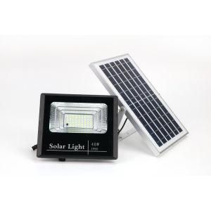 Manufacture Lithium Battery Aluminium +Tempered Glass Garden Lamp Bj 40W Solar Lights