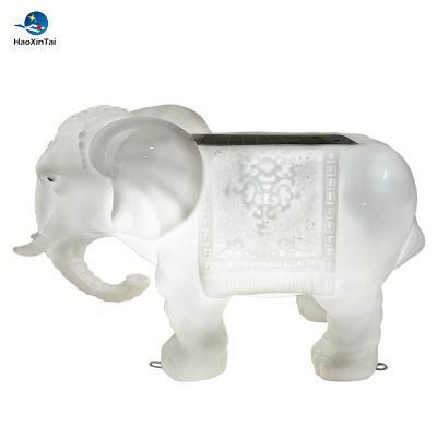 Waterproof Solar Garden Light Cute Elephant Solar Pillar Light