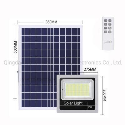 Hanging IP65 Waterproof Cast Aluminum Solar Flood Light for Garland Tennis Court