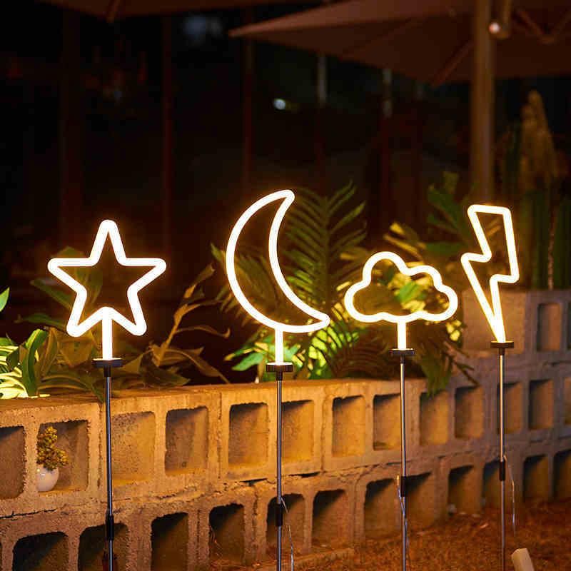 Outdoor Neon Garden Decoration Landscape Simulated Flamingo Lawn Lamp Waterproof Solar LED Lights