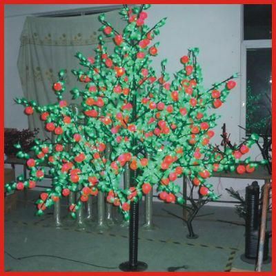 Hot Sale! H=2.5m 2304PCS LED Apple/Fruit Tree for Street Decoration