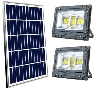 Yaye Hottest Sell High Quality Die Casting Aluminum 60W Solar LED Flood Spot Light with Remote Controller/ 1000PCS Stock