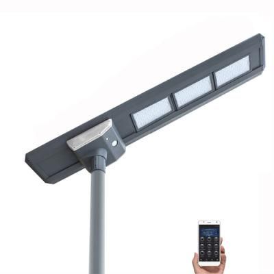 100W Remote Control Easy Installation City Construction Engineering Road Solar Street Light