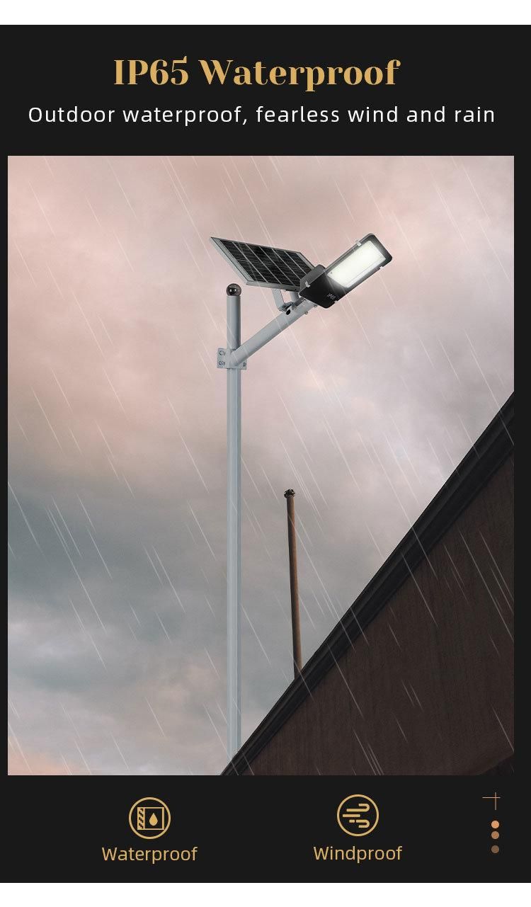 Wholesale Aluminium Waterproof Solar Lamps 500W Remote Control Solar Street LED Light