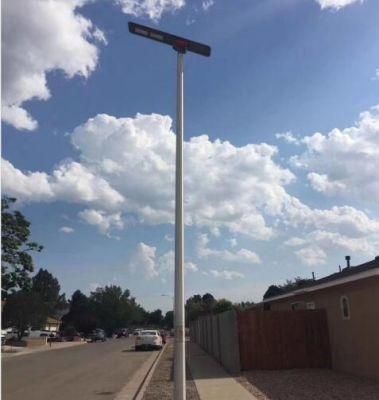 Commercial Dusk to Dawn Motion Sensor Integrated Solar Street Lamp 80W