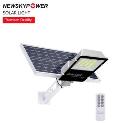 Outdoor Motion Sensor Solar Energy LED Street Lamp with Split Solar Panel