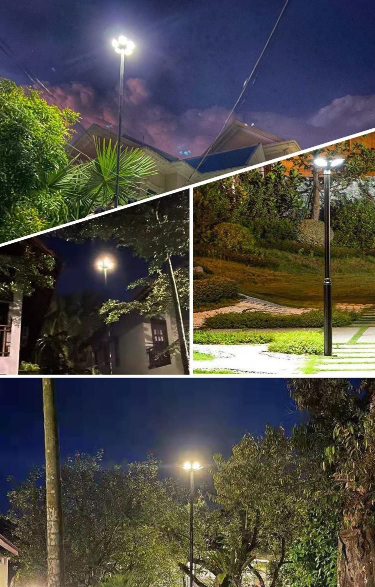 Bspro Modern Powered Landscape IP65 Smart Outdoor Post Light 300W LED Solar Garden Lights