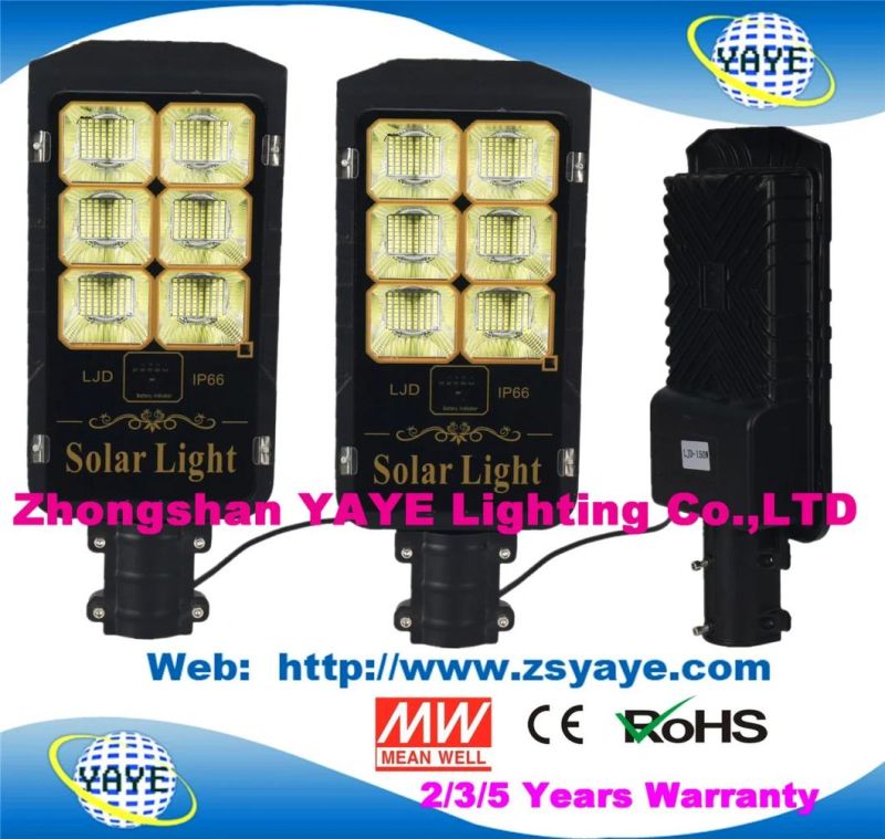 Yaye Hot Sell Factory Price High Quality 30W/60W/90W Solar LED Street Lights / Garden Lights with Motion Sensor / 2/3/5 Years Warranty