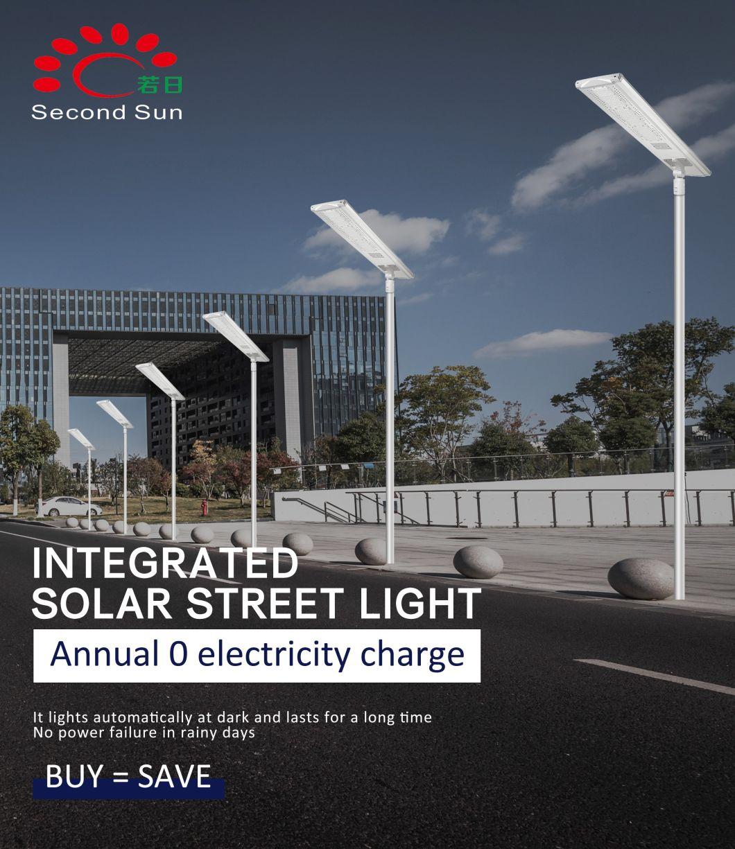 High Quality Outdoor Lighting 80W 100W 120W All in One Integrated LED Solar Street Lights