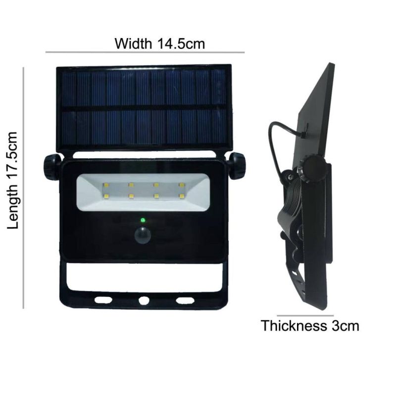 Outdoor LED Solar Energy Charging Light Saving Power System Garden Street Lamp Lighting Floodlight Light