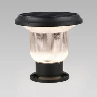 Outdoor Waterproof High Lumen Good Brightness Decoration Post Pillar Lamp LED Solar Garden Light