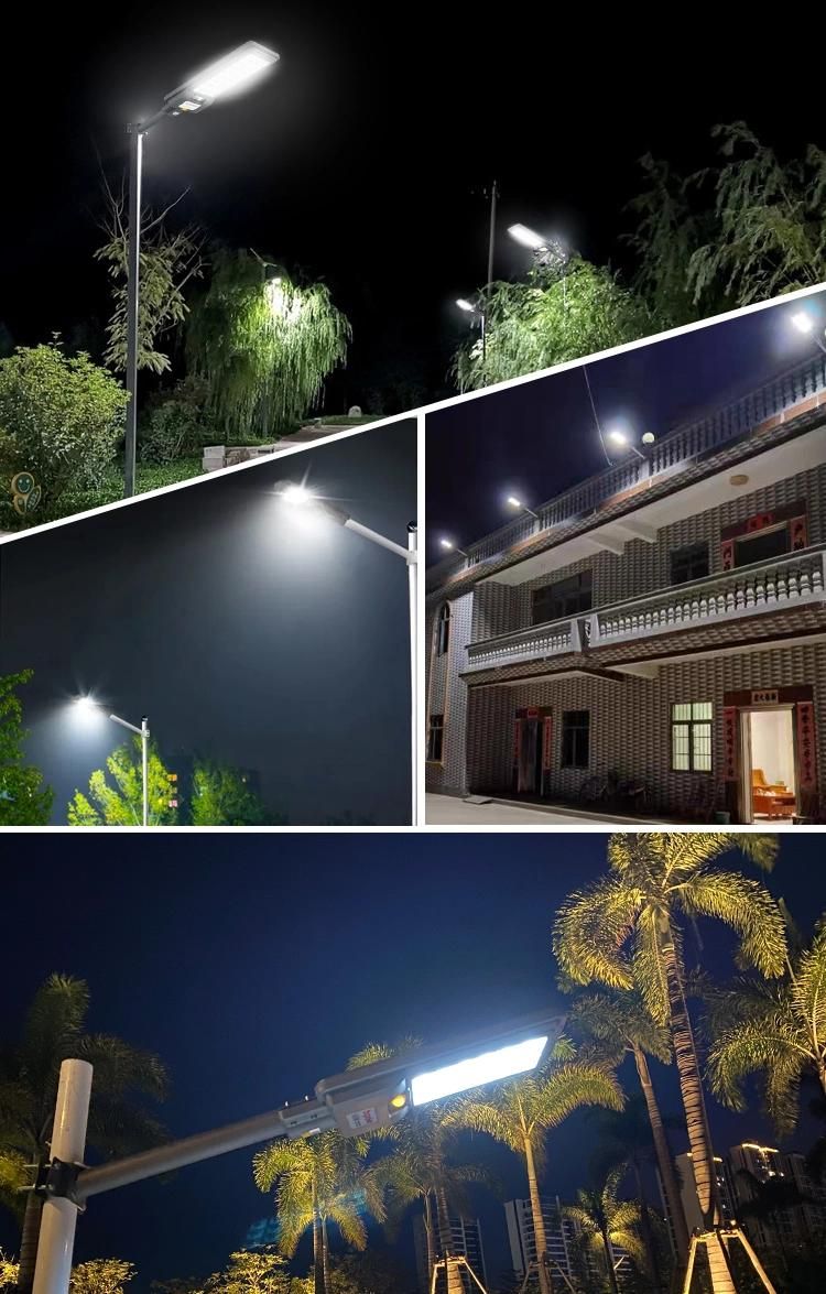 Bspro Road Streetlight Integrated All in One Waterproof for Outdoor Lights 100W LED Solar Street Light