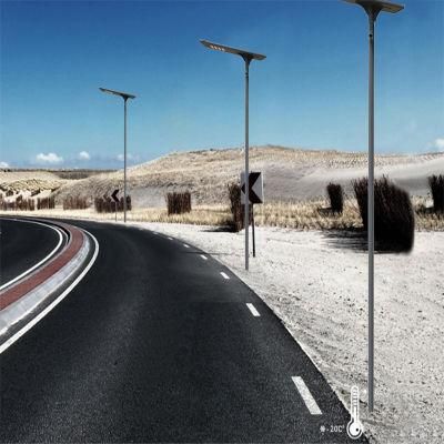 Road Safety Solar Street Light 60W Solar LED Street Light Outdoor Lighting with Self Cleaning